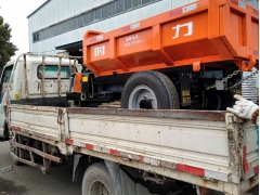 安徽黄山某矿区订购的2吨井下矿用电动运输车顺利发货